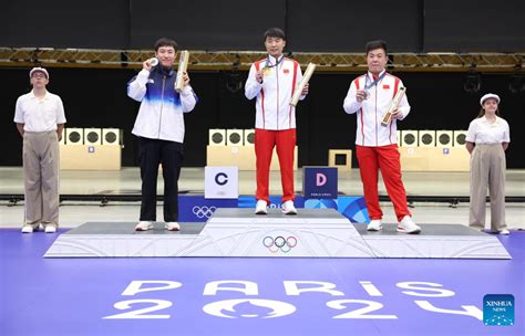 China S Li Yuehong Wins Men S M Rapid Fire Pistol Gold At Paris Olympics