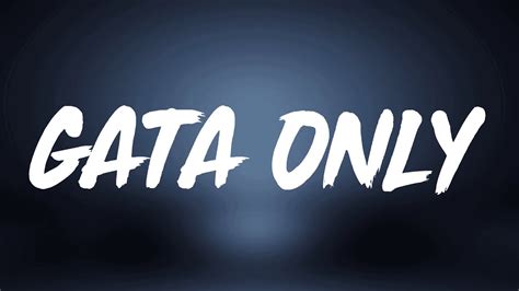 FloyyMenor FT Cris MJ - GATA ONLY (Letra) - YouTube