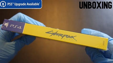 PS4 PS5 Cyberpunk 2077 Unboxing YouTube