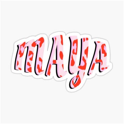 Maya Sticker For Sale By Carolinejane37 Redbubble