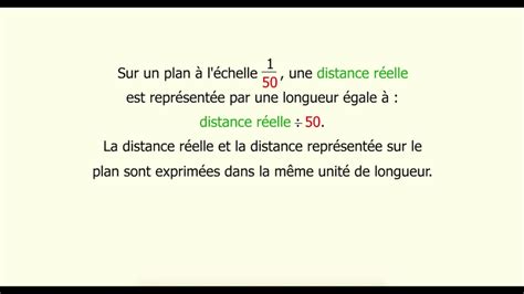 Utilisation D Une Chelle Pour Calculer Une Dimension Repr Sent E Youtube