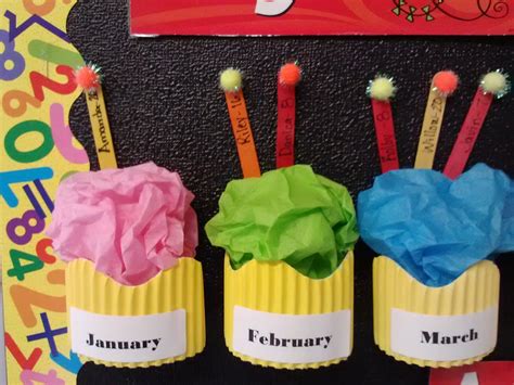 classroom board - Buscar con Google Cupcake Bulletin Boards, Birthday ...