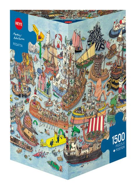 Comprar Puzzle Heye Regata Caja Triangular De Piezas Heye