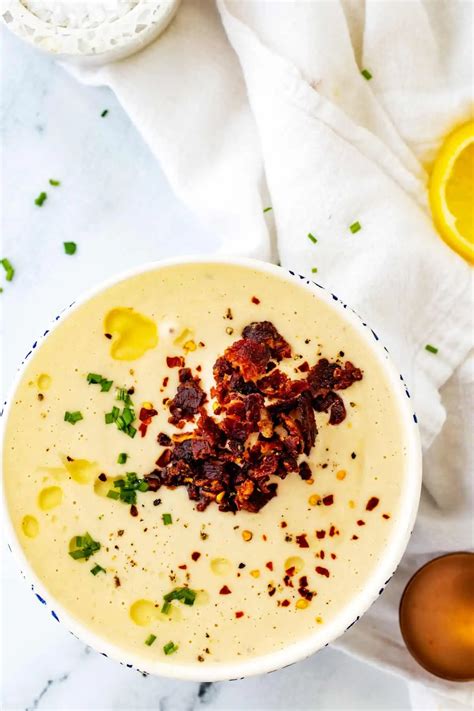 Keto Cauliflower Soup Kicking Carbs