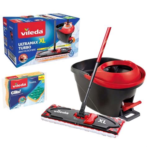 Vileda Ultramax Turbo Xl Mop Obrotowy P Aski Zmywak Vileda Glitzi