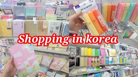 Shopping In Korea Vlog Daiso Stationery Haul Letter Sets