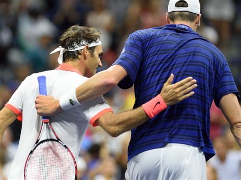 Federer Solves Isner S Serve Finally And Advances Tennis News