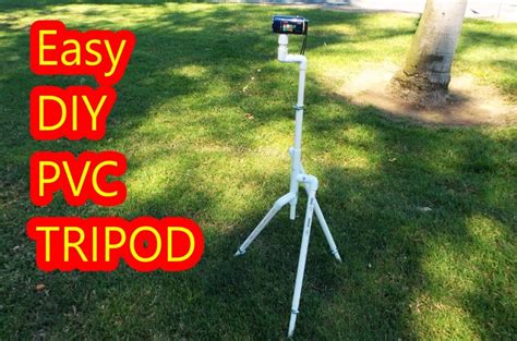 Easy DIY PVC Tripod YouTube