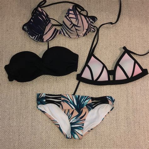 Assorted Vs Pink Bikini Tops And Bottoms Gem