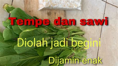 Jika Tempe Dan Sawi Diolah Begini Dijamin Rasanya Enak Dan Nikmat Youtube