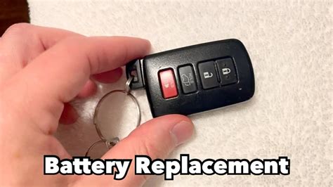 How To Replace Battery In A Toyota Key Fob How To Toyota Key