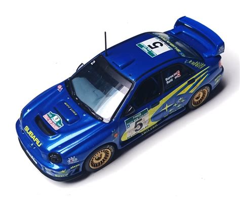 IXO 1 43 1 Coche De Carreras A Escala Subaru Impreza WRC New