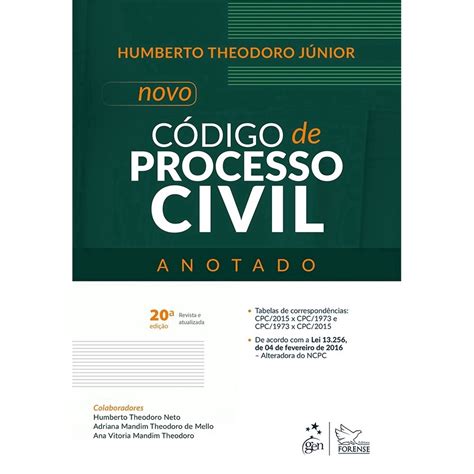 Livro Novo Código de Processo Civil Anotado Submarino