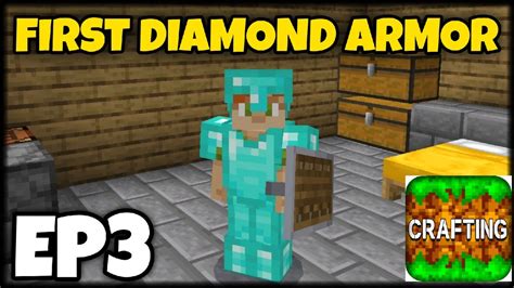 I Made My Diamond Armor In Crafting And Building Survival Series Ep In