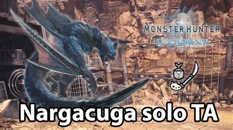 Mhw Iceborne Nargacuga Solo Ta Insect Glaive 529 Youtube