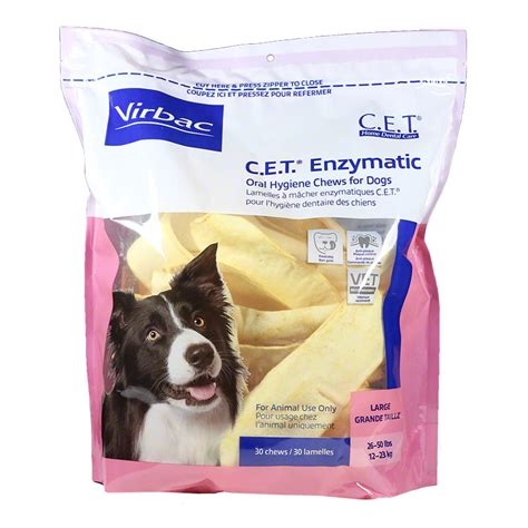 CET Enzymatic Oral Hygiene Chews for Dogs Large 30/pk Case of 5 | ADW ...