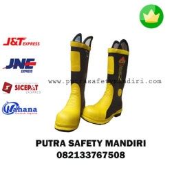 Jual Sepatu Pemadam Kebakaran Harvik Safety Fire Ranger Boot Harga