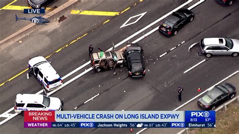 5 Injured 1 Seriously In Multiple Vehicle Crash On Long Island Expressway