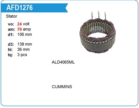 Купить Статор KRAUF AFD1276 для CUMMINSCUMMINS