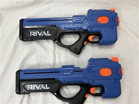 NERF Rival Charger MXX 1200 Blaster Set Of 2 P90 Tested Working