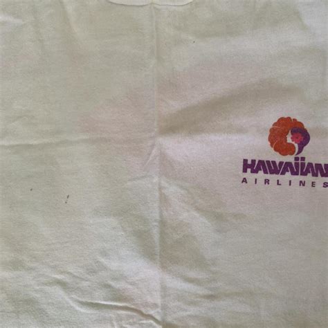 Vintage 90s Hawaiian Airlines Graphic Shirt Big Depop