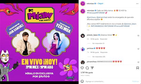 Dónde ver los MTV Miaw 2022 en vivo Aquí te lo contamos