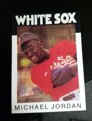 Michael Jordan Chicago White Sox Broder Topps Like Card Ebay