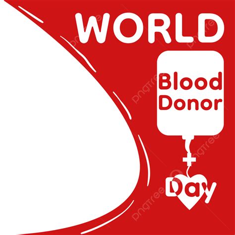 World Blood Donor Vector Design Images World Blood Donor Day Side