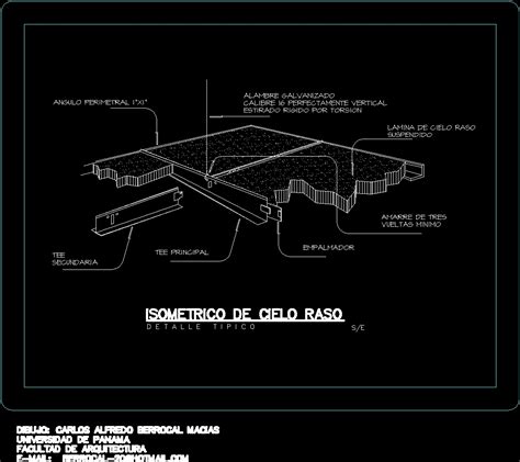 Suspended Ceiling DWG Detail for AutoCAD • Designs CAD