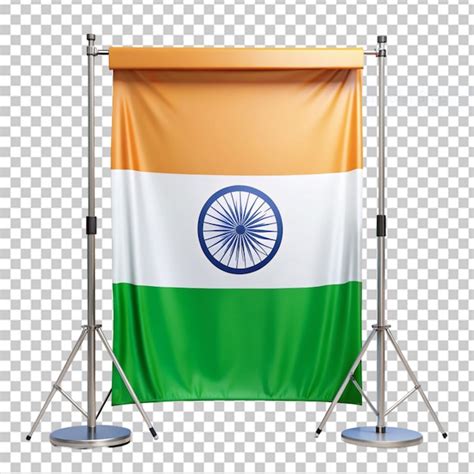 Indian Flag Photo Booth On Transparent Background Premium Ai