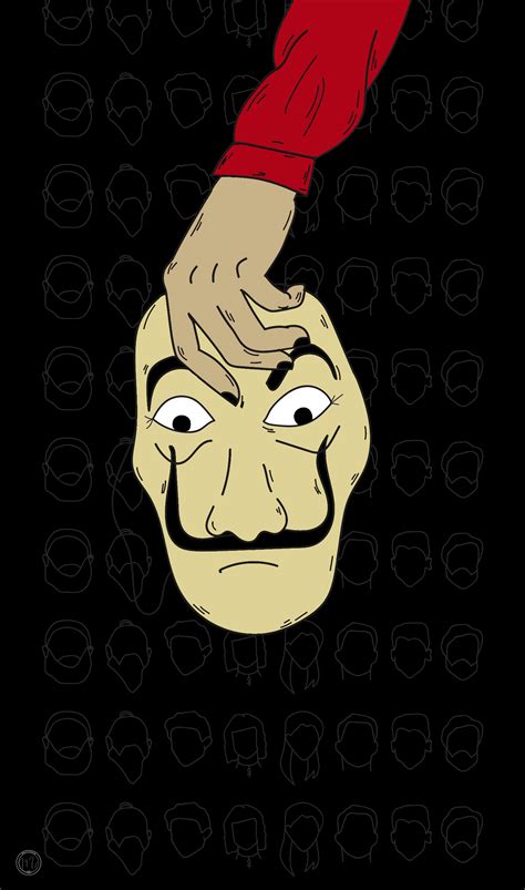 Dali Mask Wallpapers Wallpaper Cave