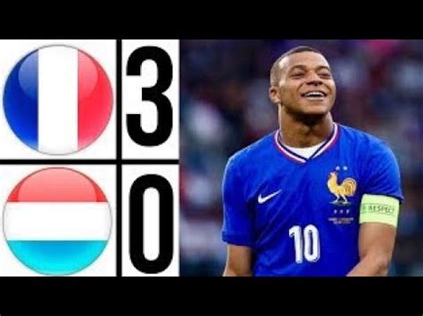 France Vs Luxembourg Highlights Goals Kolo Muani Goal