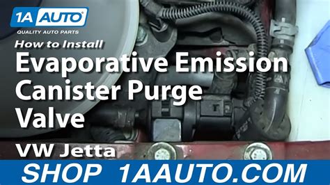 How To Install Replace Evaporative Emission Canister Purge Valve Vw