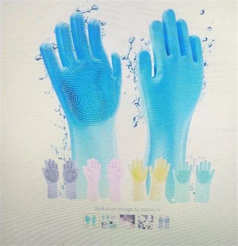 Unisex Silicone Rubber Dish Washing Gloves Size Free Size At Rs 85 Pair In Delhi