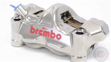 GP4 RX CNC 100mm Radial Billet Caliper Kit By Brembo Nickel Plated