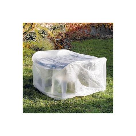 HOUSSE DE PROTECTION TRANSPARENTE POUR TABLE RONDE DE JARDIN OSE