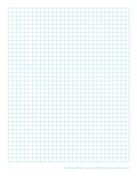 Blank Printable Graph Paper