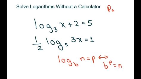 How To Solve Log Without Calculator We First Need To Understand