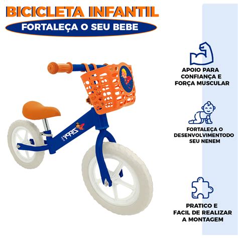 Brinquedo De Bicicleta - Bicicleta Infantil Sem Pedal de Equilibrio Brinquedo Menino Menina ...