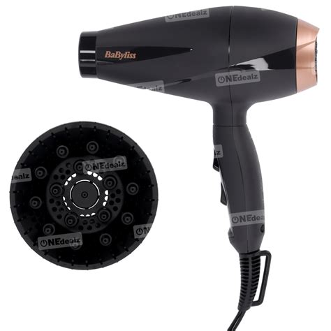 Babyliss 6709DE 2100W Smooth Pro Haartrockner Schwarz Rose Gold NEU OVP