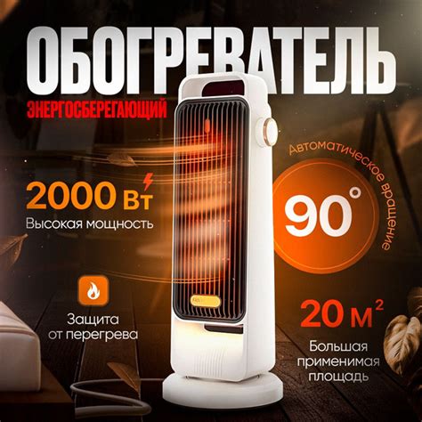 Обогреватель для дома электрический/тепловентилятор керамический ...