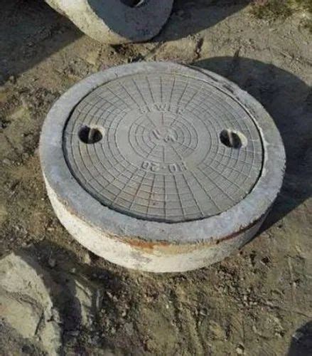 Round Rcc Manhole Cover For Construction 600 Mm At Rs 1250piece In