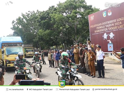 Pj Bupati Tala Resmi Lepas Pendistribusian Logistik Pemilu