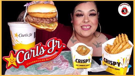 Carls Jr The Bfc Angus Thickburger Mukbang Youtube