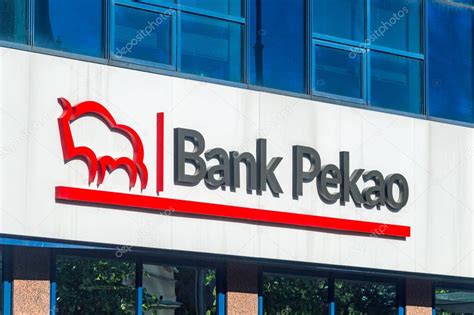 Lodz Polonia 7 De Junio De 2021 Logo Del Bank Polska Kasa Opieki