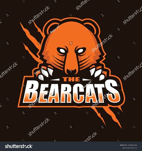 Bearcat Character Logo Sport Stock Vector (Royalty Free) 2209620301 | Shutterstock