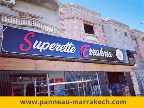 Réparation Enseigne Lumineuse Et Panneau à Marrakech Et Au Maroc