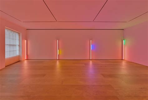 Dan Flavin Colored Fluorescent Light Show Galleriesnow