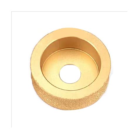 Mm Bore Dia Mm Round Dry Vacuum Brazed Diamond Grinding Wheel Demi