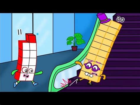 Shoelaces Stuck In Elevator Numberblocks 20 Panic Numberblocks